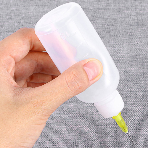 Botella Dispensadora Con Aguja, Botella De Plástico, 20 Unid
