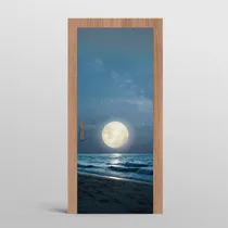 Comprar Vinilos Decorativos Puertas 70cm - Paisajes Con La Luna