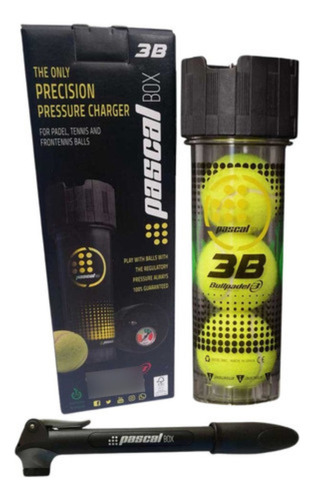 Pascal Box Presurizador Pelotas De Tenis/padel 3 Pelotas