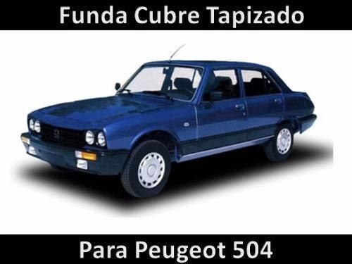 Funda Cobertora Asiento Cuero Tapiceria Praga Peugeot 504
