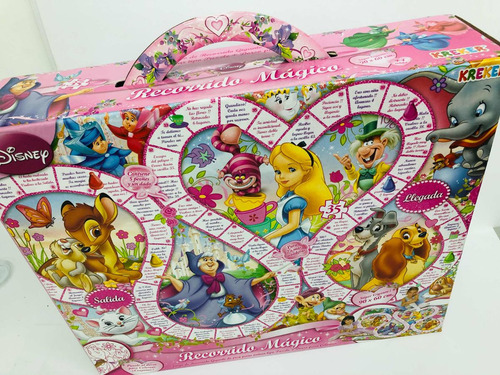 Imagen 2 de 5 de Juego De Mesa Disney Gigante 60x90 Cm Dorso P/pintar Kreker
