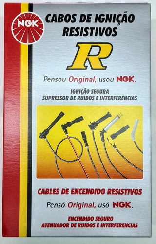 Imagen 1 de 4 de Jgo Cables De Bujias Volkswagen Fox Suran Trend Voyage Ngk