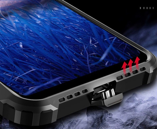 Imagem 3 de 4 de Capa Anti-impacto Hybrid P Samsung Galaxy Note 10 Lite Preta