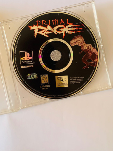 Primal Rage Playstation 1 Videojuego Original Año 1995 (Usado)