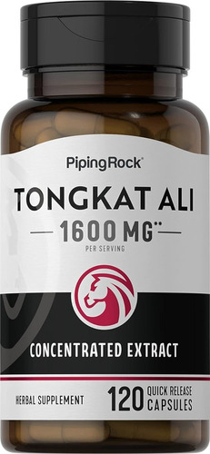 Suplemento Longjack Tongkat Ali 1600mg 120 Caps. Hecho E.u.