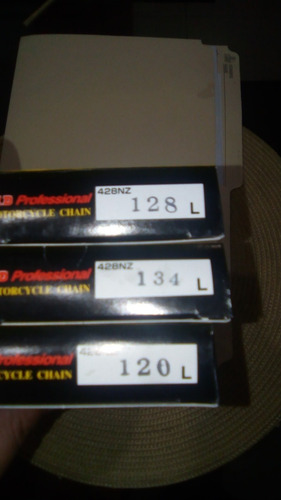 Imagen 2 de 3 de Cadena Moto Did 428 Sin Oring