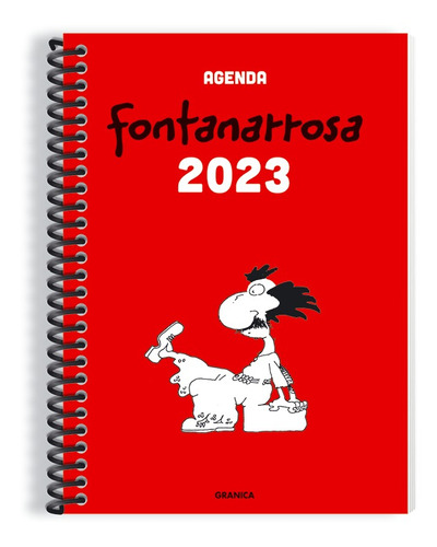Agenda Fontanarrosa 2023 Anillada Roja - Granica