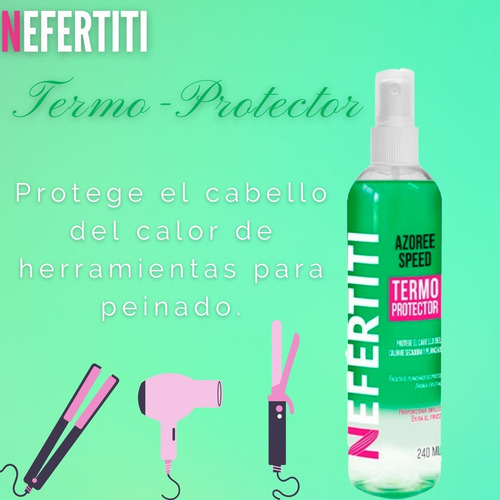 Protector De Calor Azoree Speed Nefertiti 240ml