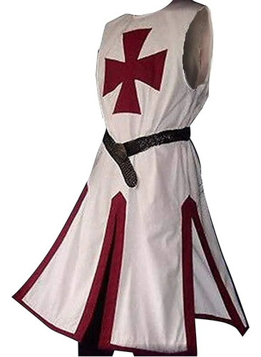 Disfraz De Caballero Templario Guerrero Medieval Para Adulto