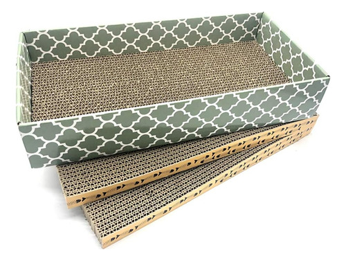 Almohadillas De Rascar De Carton Cat Scratcher Scratch Lo...