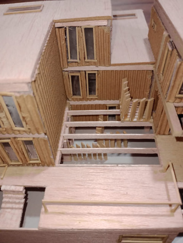 Maqueta Miniatura Proyecto Arquitectura O Decorar Pintar (Usado)