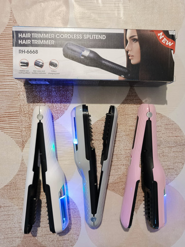 Cortadora De Puntas Hair Trimmer Rh-6668 Inalámbrica Blanco