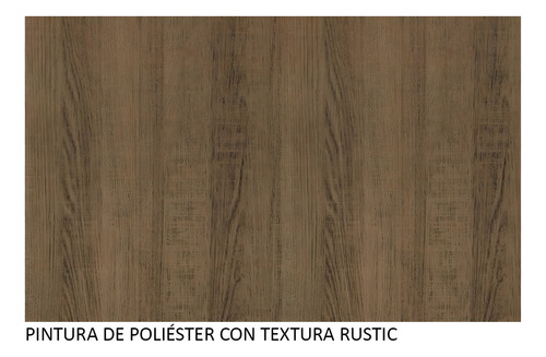 Ropero Closet Luke Madesa 2 Puertas Corredizas 1 Espejo Y Pies Color Marrón