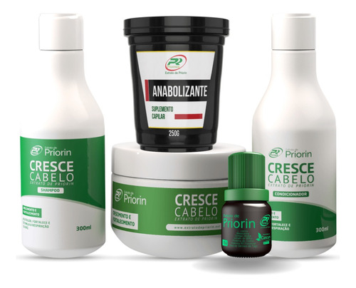 Kit Crescimento Capilar Cresce Cabelo Rápido Priorin