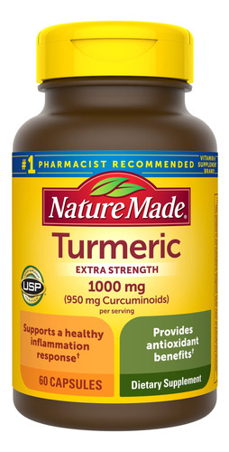 Nature Made Extra Strength Curcuma Curcumina Con Pimienta