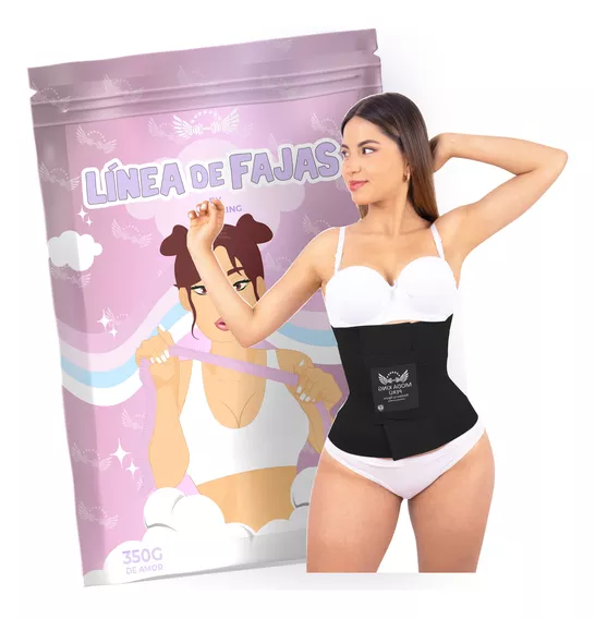 Faja Reductora Corset Moda King Velcro Original Modeladora