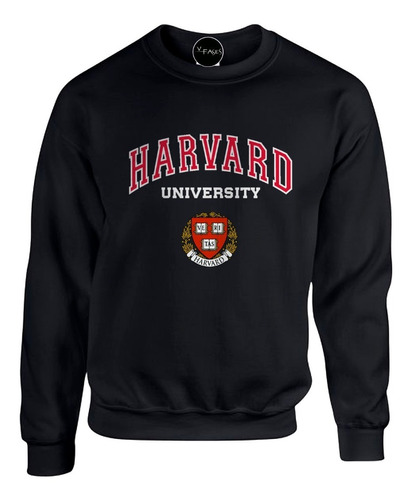 Buzo Hoodie Crewneck Harvard University Usa Hombre Mujer