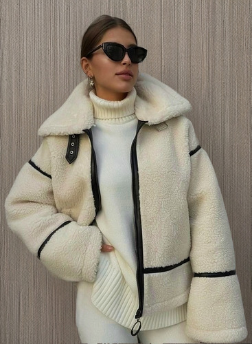 Campera Yd Mujer Piel Sintética Ultra Liviana