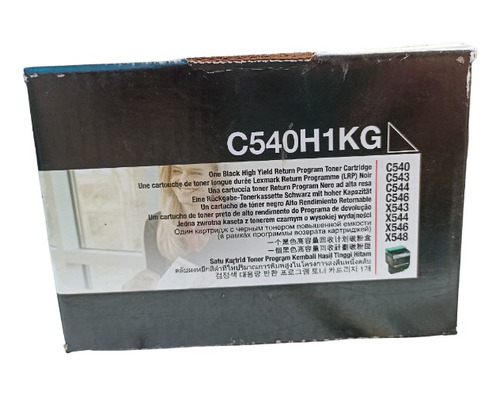 Toner Lexmark C540h1kg Negro Original Nuevo Para C540