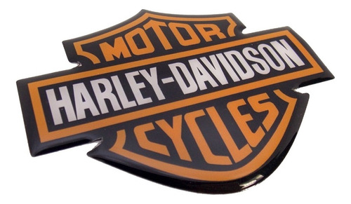 Adesivo Emblema Resinado Compatível Harley Davidson Ref.06 Cor Não Se Aplica