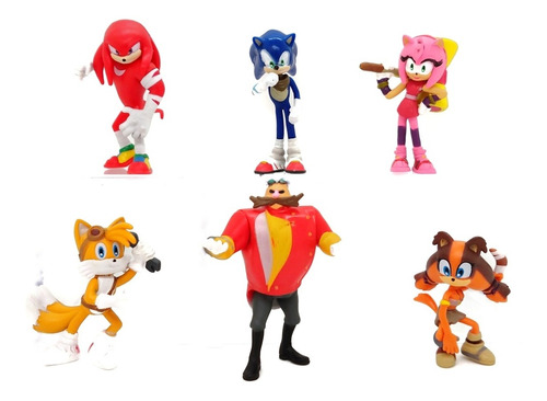 Sonic The Hedgehog Colección X 6 Figuras 