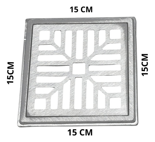 Ralo Grelha 15x15 C/ Suporte Acvent 3040