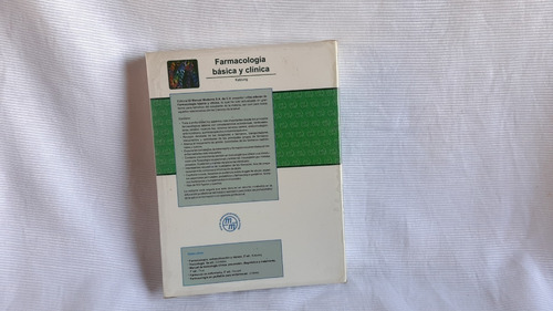 Imagen 2 de 4 de Farmacologia Basica Y Clinica Bertram Katzung 10 Ed Moderno
