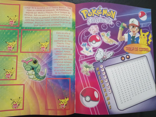Libro Album Pokemon 1 Navarrete Original Colección Completa