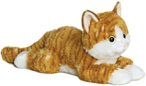 Peluche De Gato Naranja Blanco Aurora World Chester De 31 Cm