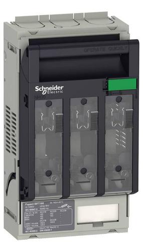 Seccionador Baja Carga 160a Nh00 Schneider Nuevo Oferta