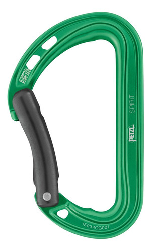 Mosqueton Petzl Spirit Curvo Escalada Roca Rapel Montaña 