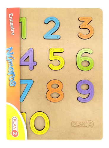 Juegos Didacticos Madera De Encastre Numeros Cuotas
