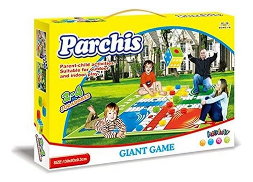 Parchis Ludo Parques Gigante Juego De Mesa Didactico