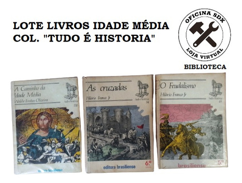 Lote Livros Idade Media Cruzadas Feudalismo