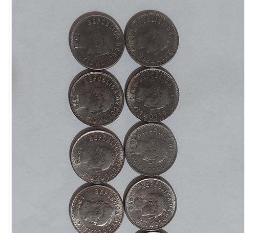 Set Monedas De 10 Centavos 1969 A 1978
