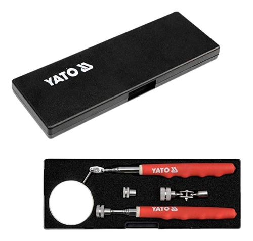 Set De Espejos E Iman Telescopicos 4pcs Yato Yt-0662