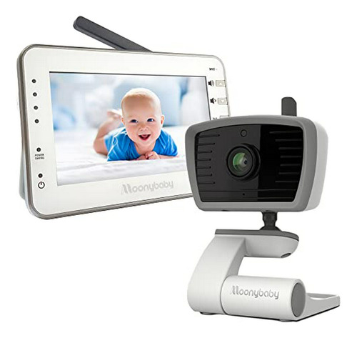 Moonybaby Monitor De Video Lcd Grande Para Bebés De 4.3 PuLG