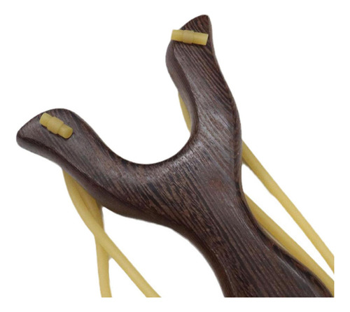 L 2 Tirachinas De Madera Con Banda Elástica, Juguete