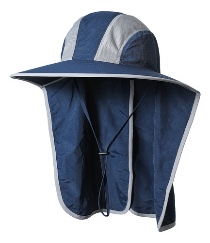 Sombrero Solapa Cuello Protección Uv Senderismo Pesca