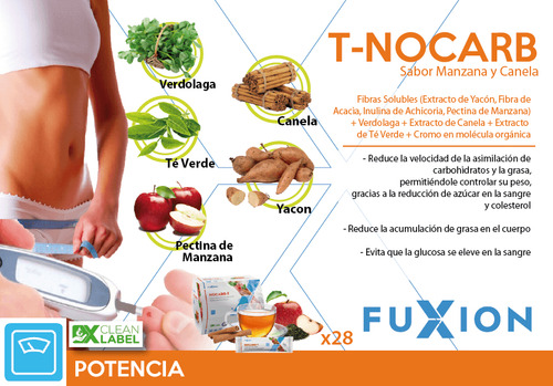 Fuxion Nocarb T+ Ter T3 Pack Duo Quema Grasa Limón Y Manzana