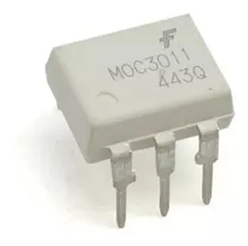 Moc3011  Optoacoplador Salida A Triac Moc3011, 3 Piezas