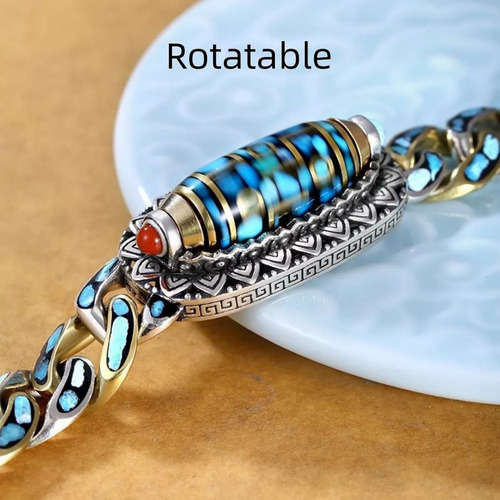Pulsera Budista Tibetana Con Amuleto De Protección De Buena
