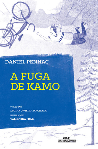 Livro A Fuga De Kamo Daniel Pennac 1ª Edição Capa Mole 2018 Português Editora Melhoramentos