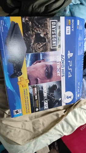 Sony Playstation 4 Slim 1tb Hits Bundle: Days Gone/detroit