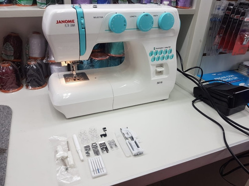 Janome 3016 Multifuncion 16 Puntadas Ojal 1 Paso Gtia 3 Años