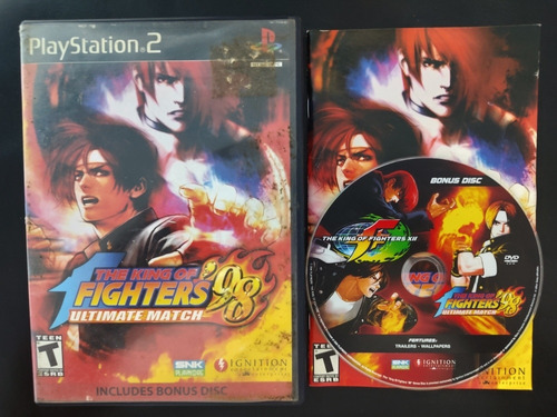 The King Of Fighters 98 Ultimate Match Ps2 Bonus Disc 