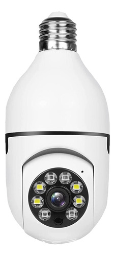Camera Lampada Ip 360 Giratoria Wifi + Cartão De Memória 32gb