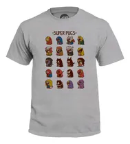 Comprar Playera Grapics Super Pugs Mascota Perros Geek Heroes Pug