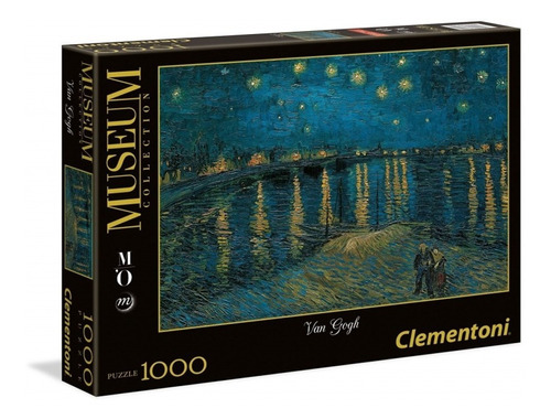 Rompecabezas Clementoni Van Gogh Noche Estrellada 1000 Pcs 