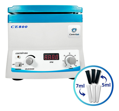 Centrifuga Clinica Centrilab CE800 - DisplayDigital 12 Tubos 15ml